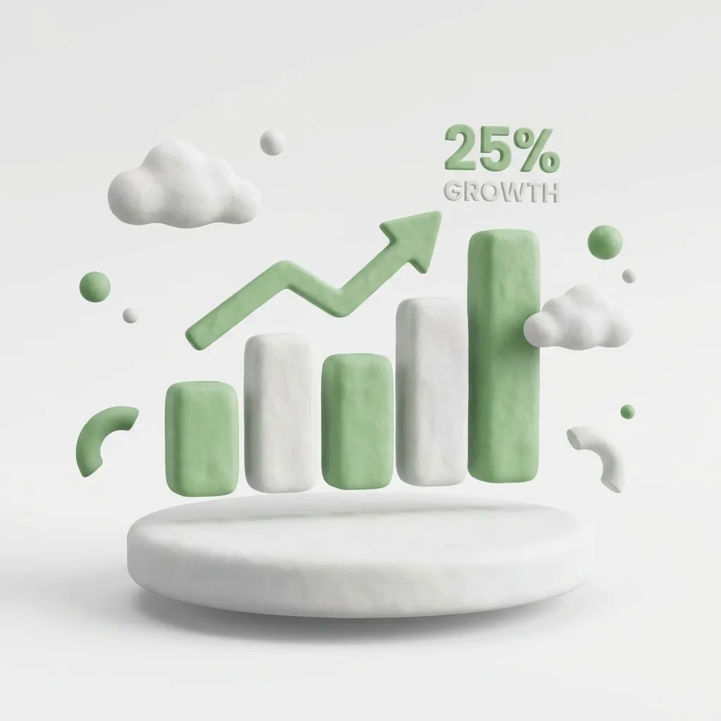 Revenue Chart 25% Growth